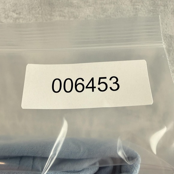 Rhone Pullover Shirt Mens Small Light Blue Snap Mock Neck Performance Athletic - Picture 15 of 15